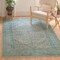 Safavieh Adirondack Power Loomed Rectangle RugLight Grey & Teal 8 x 10 ft. ADR108L-8 - alternate 8